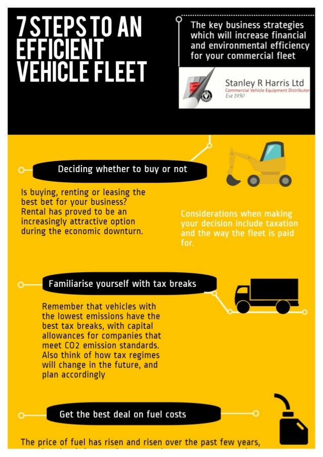 7 ways of getting a more efficient vehicle fleet