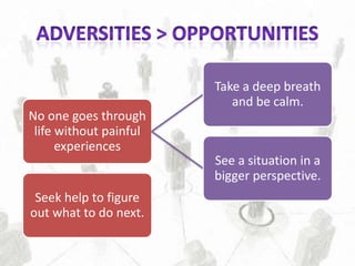 Adversities > Opportunities