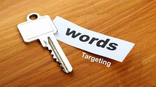 Keyword Targeting
 Serve ads based on information about the
end-user that is passed by the publisher
 Verify with the publisher that they can send
us information and what keywords will be
used
 