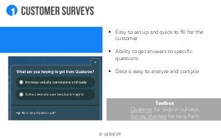 The 7 best ways to get quality feedback from your customers by @Frontapp Slide 5
