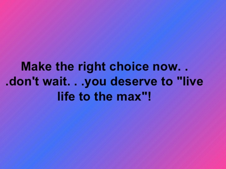 How to Live Life to the Max - 7 ways to live life to the max.ppt13