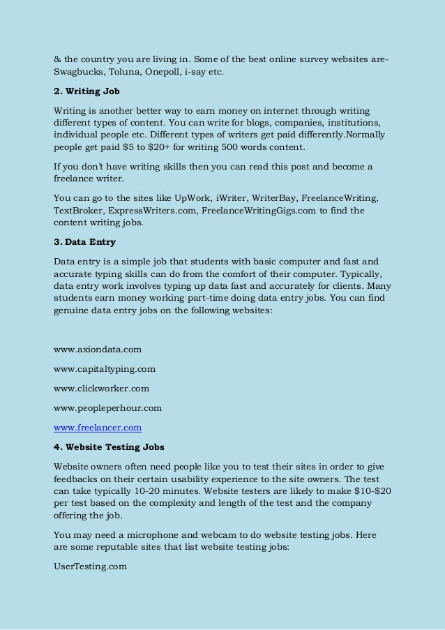 7 Ways To Make Money Online Today - 