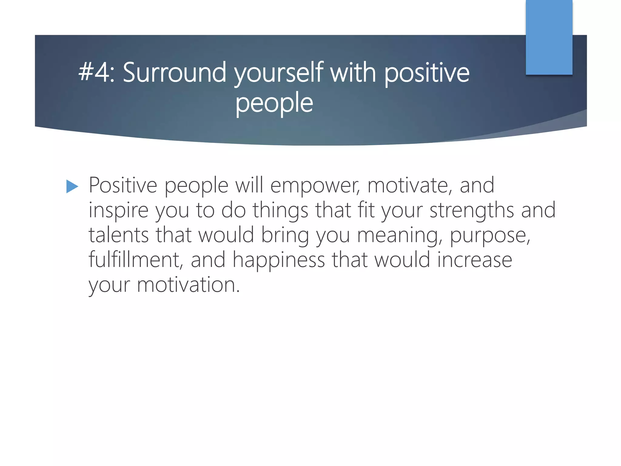 7 ways to motivate yourself in life | PPT | Free Download
