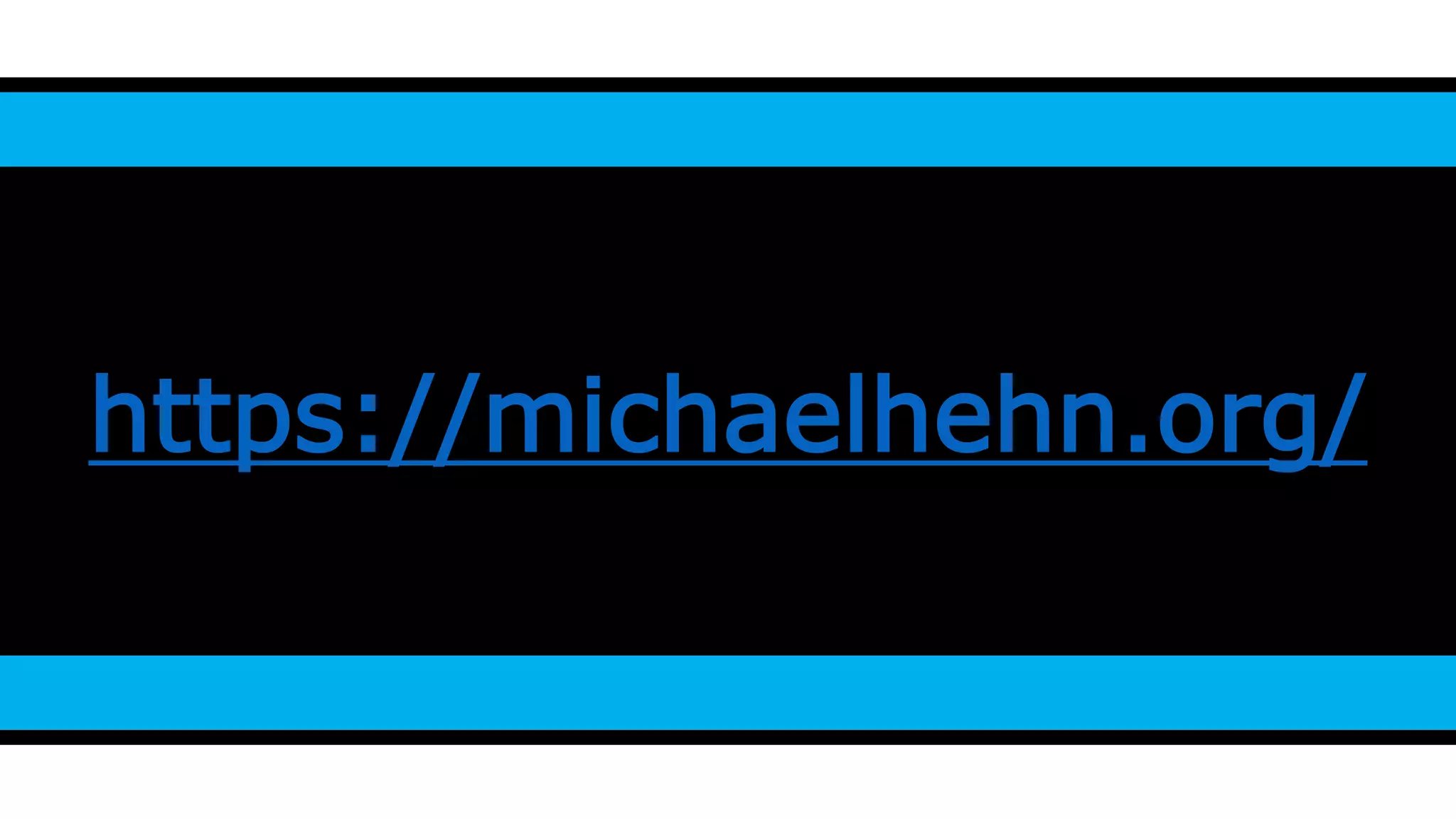https://michaelhehn.org/
 