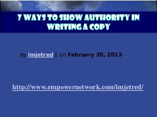 by imjetred | on February 20, 2013




http://www.empowernetwork.com/imjetred/
 