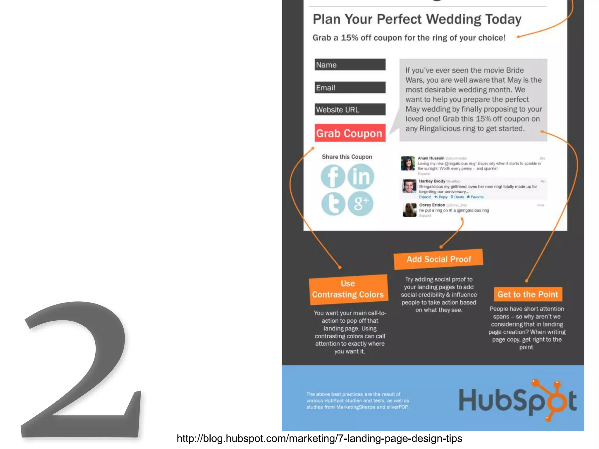 http://blog.hubspot.com/marketing/7-landing-page-design-tips
 