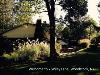 Welcome to 7 Wiley Lane, Woodstock, NY!
 