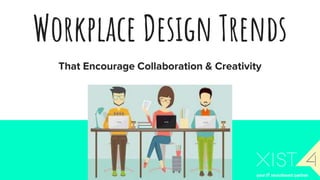 Workplace Design Trends
That Encourage Collaboration & Creativity
 