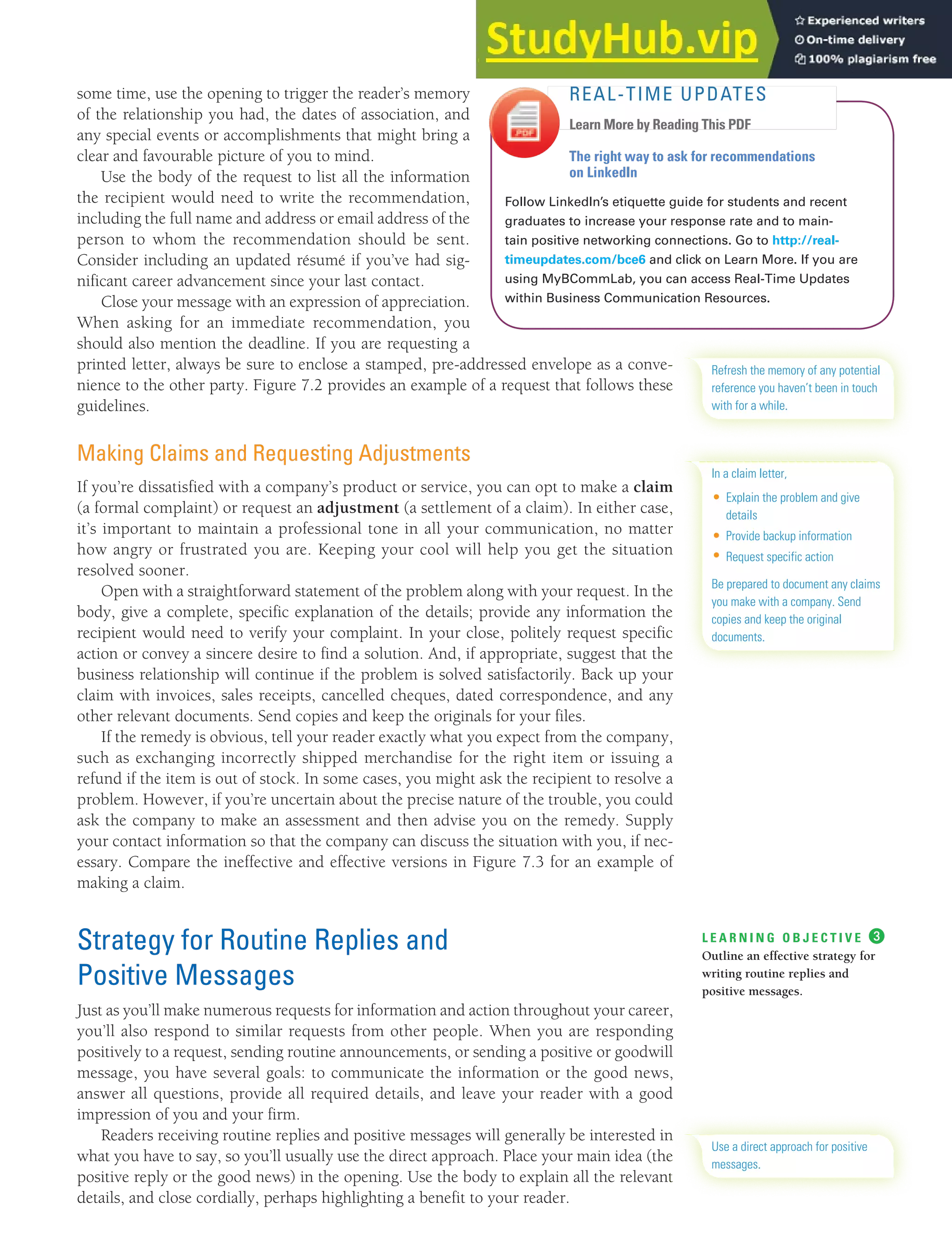 7 Writing Routine And Positive Messages | PDF