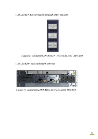 93
ZXUN RCP: Resource and Charging Control Platform
Figure56 : Equipement ZXUN RCP. (wwwen.zte.com) , 22/02/2013.
ZXUN B200: Session Border Controller
Figure57 : Equipement ZXUN B200. (www.zte.com), 22/02/2013.
 