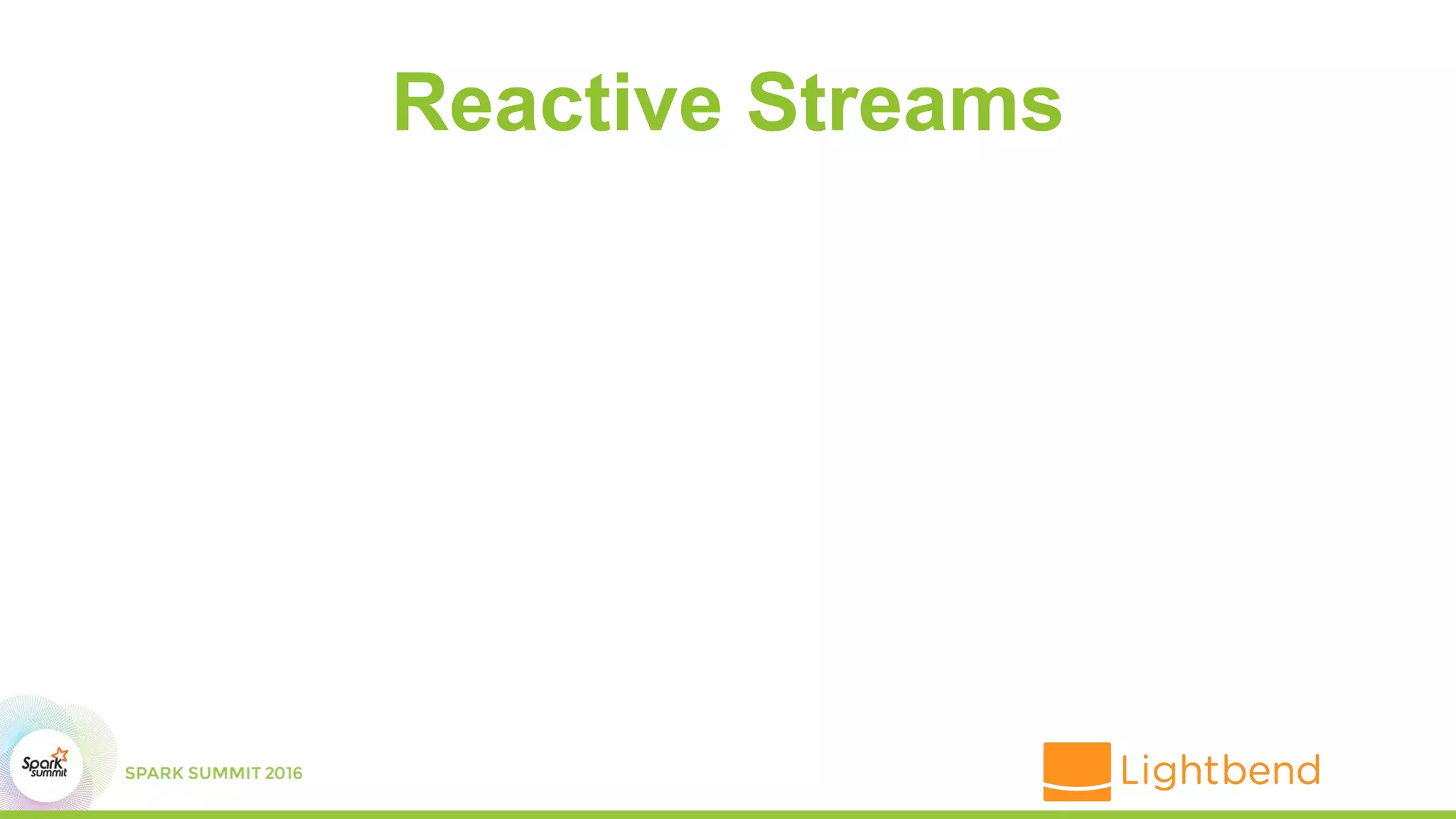 Reactive Streams
 
