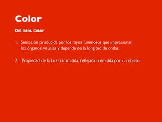 Rayos Visuales Color y su aplicación en el diseño | PDF