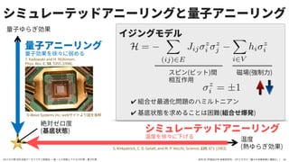 ✔
✔
z
i = ±1
H =
X
(ij)2E
Jij
z
i
z
j
X
i2V
hi
z
i
 