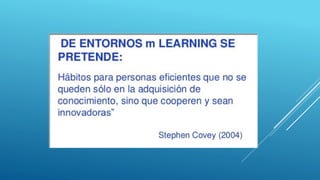 Presentación teoría Móvil Learning ML