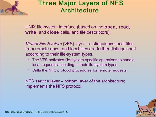 8 1-os file system implementation | PPT