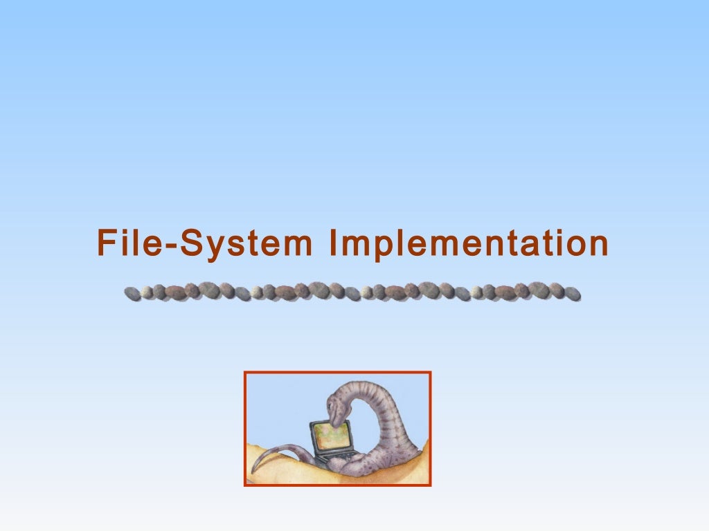 8 1 os File System Implementation