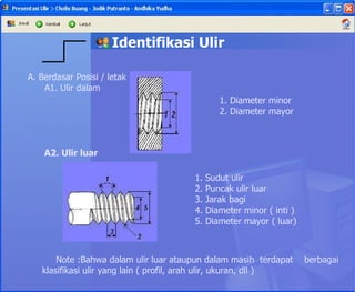 Spring Ulir membuat ulir | PPT