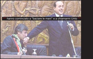 °°° hanno cominciato a “baciare le mani” e a chiamarmi Unto °°°
 