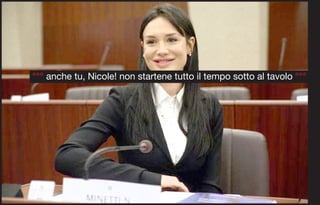 °°° anche tu, Nicole! non startene tutto il tempo sotto al tavolo °°°
 