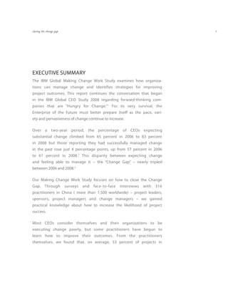 Change Management - Making Change Work | PDF