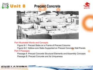 Unit 8  Precast Concrete ,[object Object],[object Object],[object Object],[object Object],[object Object],[object Object]