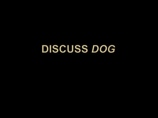 Discuss Dog