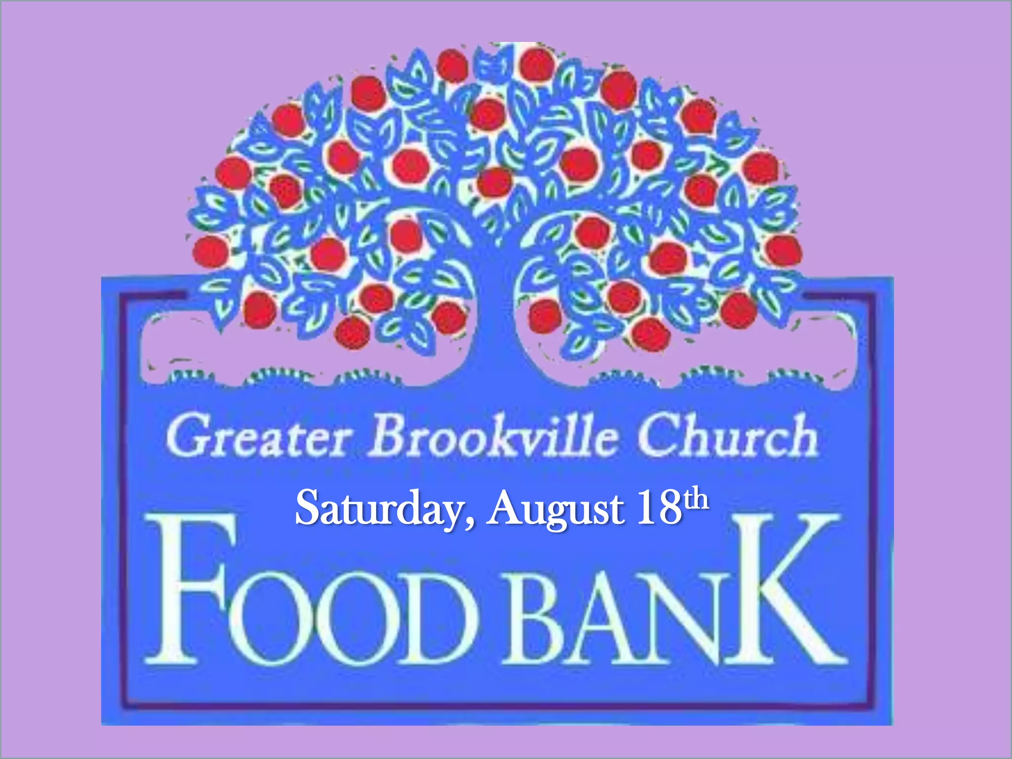 Saturday, August 18th
 