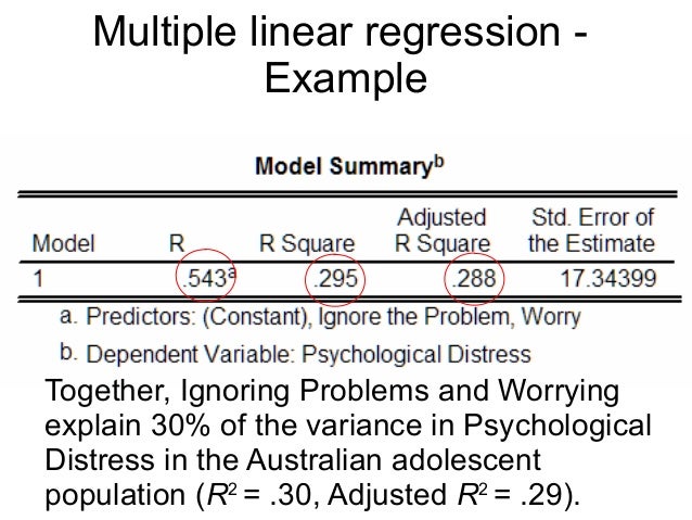 multiple linear regression example problems with solutions pdf