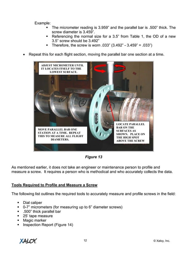 Screw and Barrel Inspection | PDF | Physics | Science