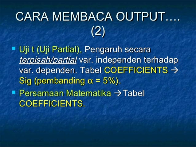 8. korelasi, regresi linier sederhana dan berganda