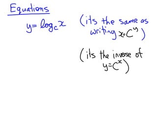 8.1 understanding logarithms | PPTX
