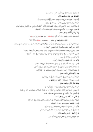 ‫ٍب ىشاـ قرأ بتشديد الذاؿ ُب (كذب) و ج معو أبو جعفر‬
‫َ َّ َ اندر‬

‫أَفَػتُمارونَهُ علَى ما يَػرى (النجم:ٕٔ)‬
‫َُ َ َ َ‬

‫[أَفَػتَمرونَوُ : ضبزة والكسائي ويعقوب وخلف العاشر] [أَفَػتُمارونَوُ : الباقوف]‬
‫َُ‬
‫ُْ‬
‫قالوف ٍب ورش بالتقليل ُب (يرى) ٍب أبو عمرو أماؿ ُب (يرى)‬
‫ٍب ضبزة أماؿ ُب (يرى) وقرأ بفتح التاء وسكوف اؼبيم وحبذؼ اْللف (أَفَػتَمرونَوُ ) و ج معو الكسائي وخلف العاشر‬
‫اندر‬
‫ُْ‬
‫ٍب يعقوب فتح ُب (يرى) وقرأ بفتح التاء وسكوف اؼبيم وحبذؼ اْللف (أَفَػتَمرونَوُ )‬
‫ُْ‬

‫ولَقد رآ ُ نَػزلَةً أُخرى (النجم:ٖٔ)‬
‫َ َ ْ َ ْ َْ‬

‫الشاطبية ُب اْلنعاـ : وحرُب (رأى) كال أمل مزف صحبة‬
‫خبلف وخلف فيهما مع مضمر‬

‫وُب نبزه حسن وُب الراء هبتال‬
‫مصيب وعن عثماف ُب الكل قلال‬

‫[رأه : أماؿ اؽبمزة أبو عمرو وقلل ورش الراء واؽبمزة و مع (ٖ) البدؿ وأماؿ الراء واؽبمزة شعبة وضبزة والكسائي وخلف‬
‫العاشر وابن ذكواف خبلف عنو] (إمالة الراء للسوسي َل يعمل بو)‬
‫قالوف و ج ابن ذكواف بوجو عدـ اإلمالة أي بفتح الراء واؽبمزة وىشاـ وحفص وأبو جعفر ويعقوب‬
‫اندر‬
‫ٍب ورش ثالثة أوجو البدؿ ُب (رآه) مع ترقيق الراء والتقليل ُب (أخرى) والنقل ُب (نزلةَ ف اُخرى)‬
‫ُ‬
‫ٍب ابن كثًن مع صلة اؽباء ُب (رآه)‬
‫ٍب أبو عمرو أماؿ اؽبمزة ُب (رآه) وأماؿ (أخرى)‬
‫ٍب ابن ذكواف خبلف أماؿ الراء واؽبمزة و ج معو شعبة والكسائي وخلف العاشر‬
‫اندر‬
‫ٍب ضبزة أماؽبما الراء واؽبمزة (رآه) وأماؿ (أخرى) بالنقل والتحقيق على( نػَْزلَةً أُخرى)‬
‫َْ‬
‫ٍب خلف أماؽبما الراء واؽبمزة (رآه) وأماؿ (أخرى) وبالسكت على( نػَزلَةً أُخرى)‬
‫ْ َْ‬
‫ِ ِ‬
‫ع ْند سدرةِ الْم ْنتَػهى (النجم:ٗٔ)‬
‫َ َْ ُ َ‬
‫قالوف ٍب أبو عمرو بالتقليل ُب (اؼبنتهى) ٍب ضبزة باإلمالة ُب (اؼبنتهى)‬
‫ِ‬
‫ٍب ورش برتقيق الراء ُب (سدرةِ ) والتقليل ُب (الْمْنتَػهى)‬
‫ُ َ‬
‫َْ‬
‫ِ‬
‫ع ْندها جنَّةُ الْمأْوى (النجم:٘ٔ)‬
‫ََ َ َ َ‬
‫قالوف ٍب ورش بالتقليل ُب (اؼبأوى) و ج معو دوري أيب عمرو‬
‫اندر‬
‫ٍب السوسي بإبداؿ اؽبمزة ألفا ُب (الْماوى) مع التقليل ٍب ضبزة بإبداؿ اؽبمزة ألفا ُب (الْماوى) وقفا مع اإلمالة‬
‫ََ‬
‫ََ‬
‫ٍب الكسائي أماؿ (اؼبأوى) مع التحقيق و ج معو خلف العاشر‬
‫اندر‬
‫إِذ يَػغشى السدرةَ ما يَػغشى (النجم:ٙٔ)‬
‫ْ ْ َ ّْ ْ َ َ ْ َ‬
‫قالوف ٍب ورش فتح (يغشى) اْلوىل وبرتقيق الراء ُب (السدرة) مع التقليل (يغشى) ُب رأس اآلية‬
‫ٍب ورش بتقليلهما (يغشى) معا ورقق راء (السدرة)‬
‫ٍب أبو عمرو بالتقليل فيهما (يغشى) معا وتفخيم راء (السدرة)‬
‫ٍب ضبزة باإلمالة فيهما (يغشى) معا و ج معو الكسائي وخلف العاشر‬
‫اندر‬

‫ما زاغَ الْبَصر وما طَغَى (النجم:ٚٔ)‬
‫َ َ‬
‫َُ ََ‬

‫قالوف ثم ورش بالتقليل ُب (طغى) و ج معو أبو عمرو‬
‫اندر‬
‫03‬

 