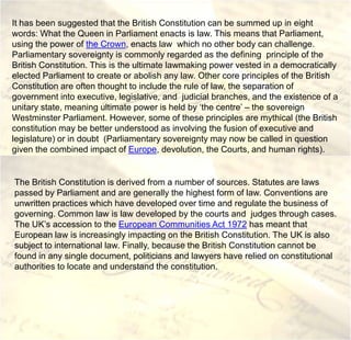 8. strengths of a uk constitution | PPTX