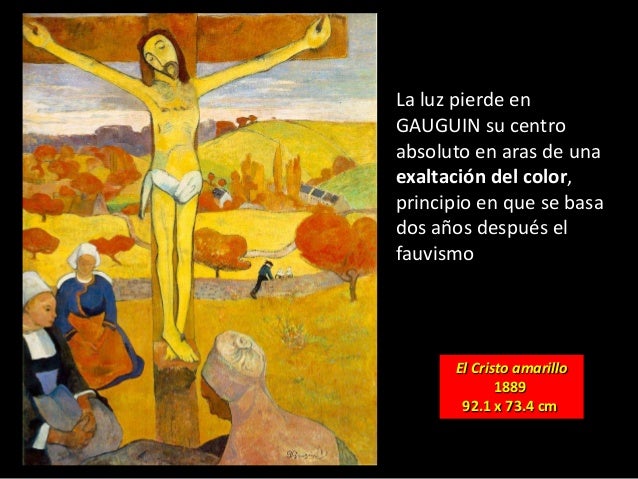 Resultado de imagen de PAUL GAUGUIN, 1848-1903:  El Cristo amarillo, Buffalo