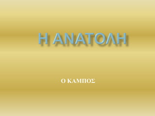 Ο ΚΑΜΠΟΣ
 