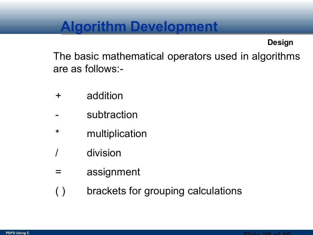 8.1 alogorithm & prolem solving