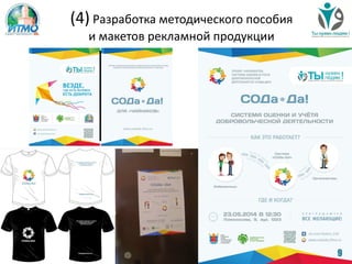 9
(4) Разработка методического пособия
и макетов рекламной продукции
9
 
