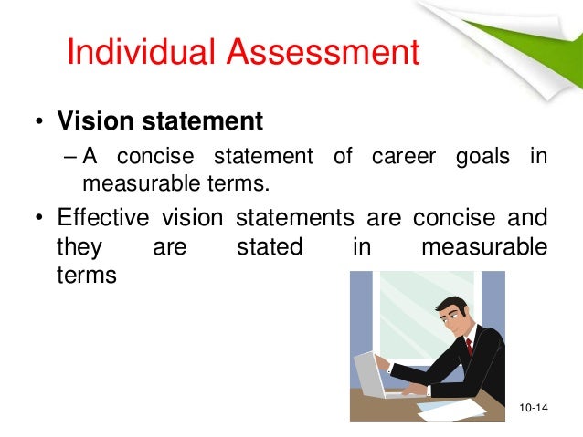 career vision statement