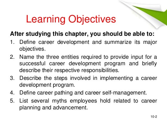 objectives for career development career development objectives for career development career development