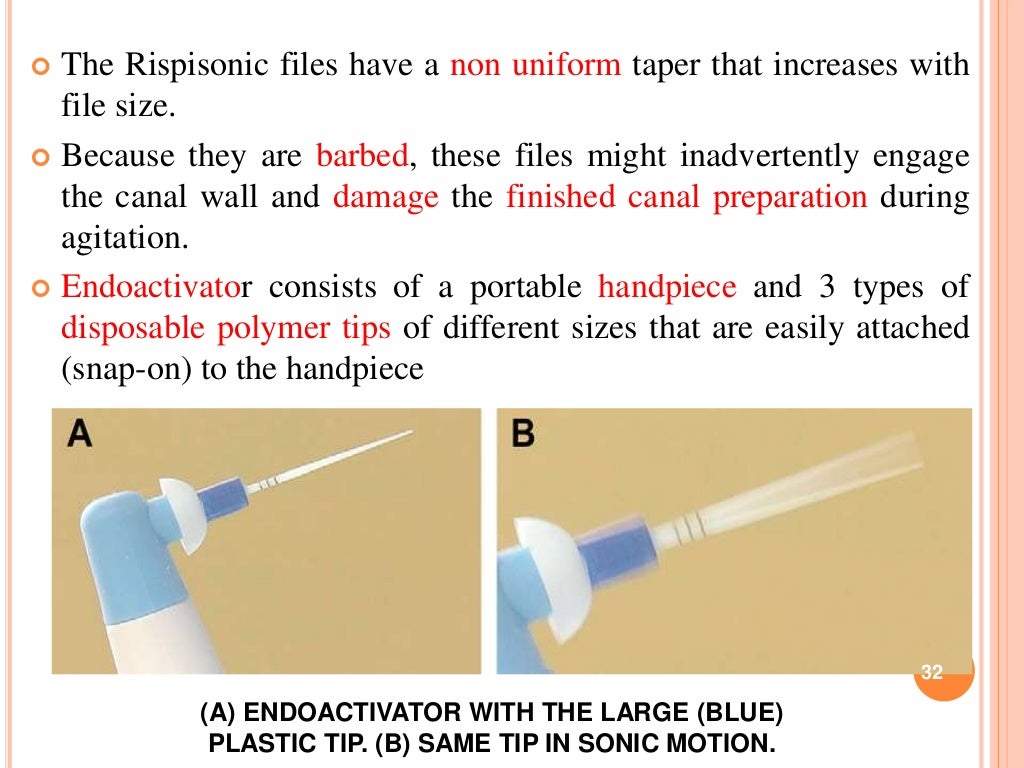 Recent advances in endodontic irrigation devices