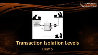 Transaction Isolation Levels
Demo
 
