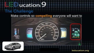 Make controls so compelling everyone will want to
 