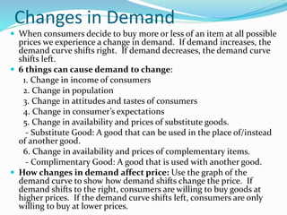 economics,commerce and management: change in demand... Supply and Demand | PPTX