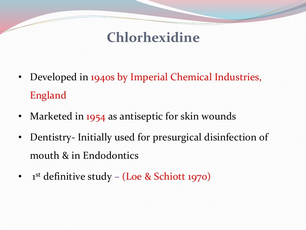 Chemical Plaque Control