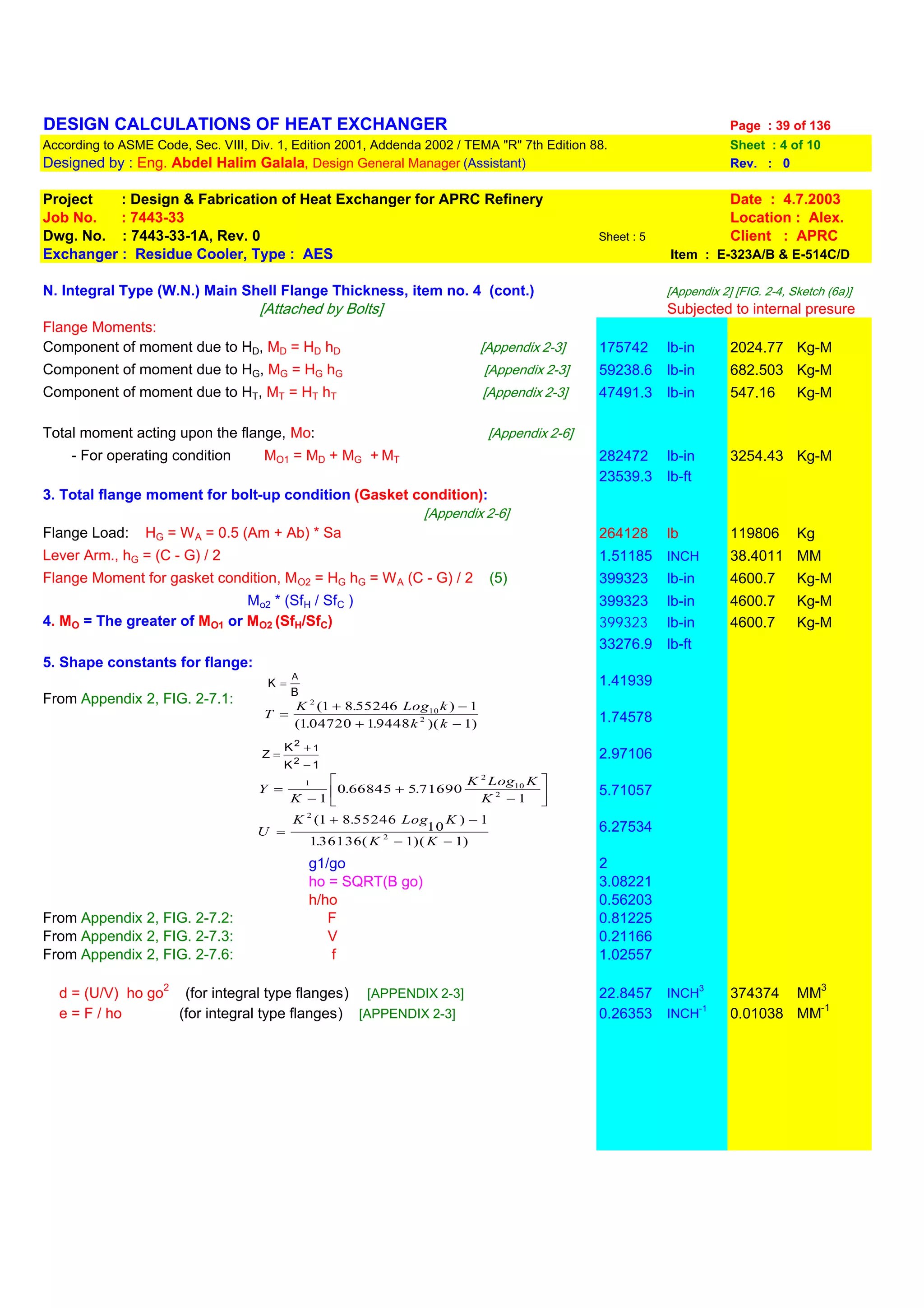 Heat_exchanger_mechanical_design_calculations_per_asme_& tema by abdel ...
