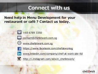 Menu Send Workshop 8.Menu Development | PDF