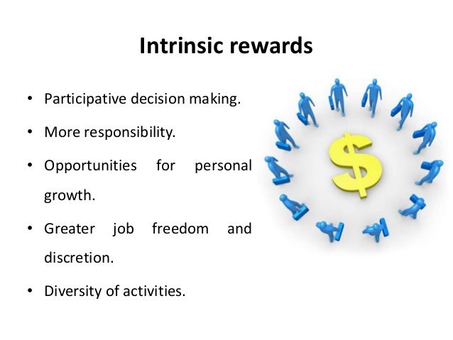 Stock options are an example of an intrinsic reward