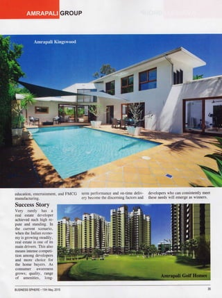 Amrapali Group's Success Story