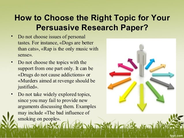 persuasive research