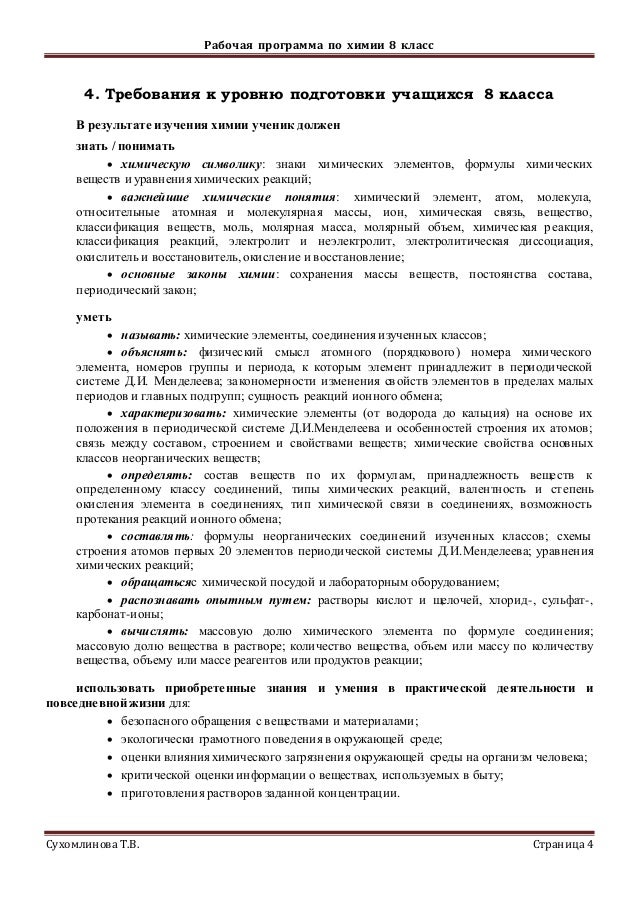 таблица менделеева 8 класс учебник